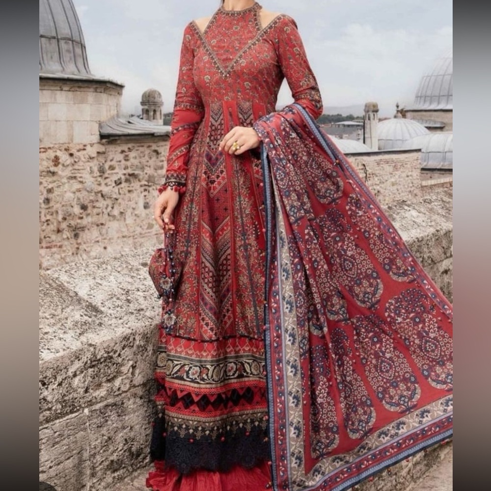 Authentic Maria b m print winter collection